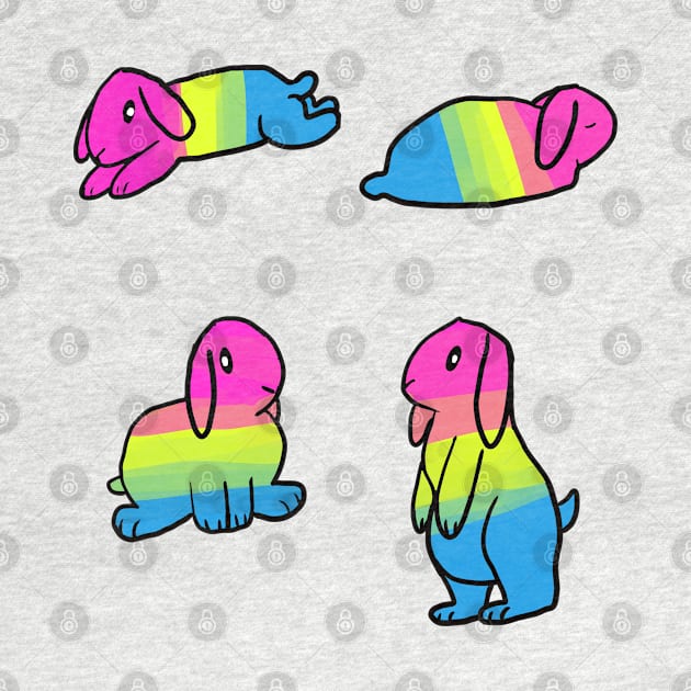 Fun Bun: Pan Pride Lop by tuesdaysart